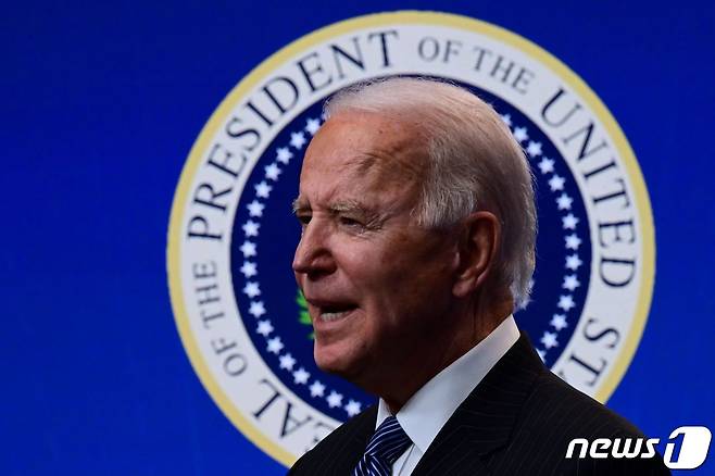 조 바이든 미국 대통령의 모습. © AFP=뉴스1