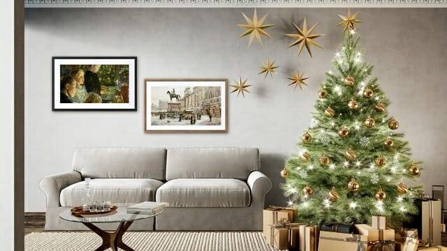 각종 사진을 인화 대신 디지털 방식으로 교체하며 즐길 수 있는 디지털 액자.