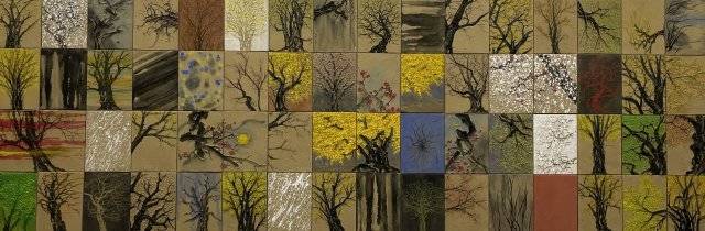 나무 연작,  2021, 132 x 392 cm