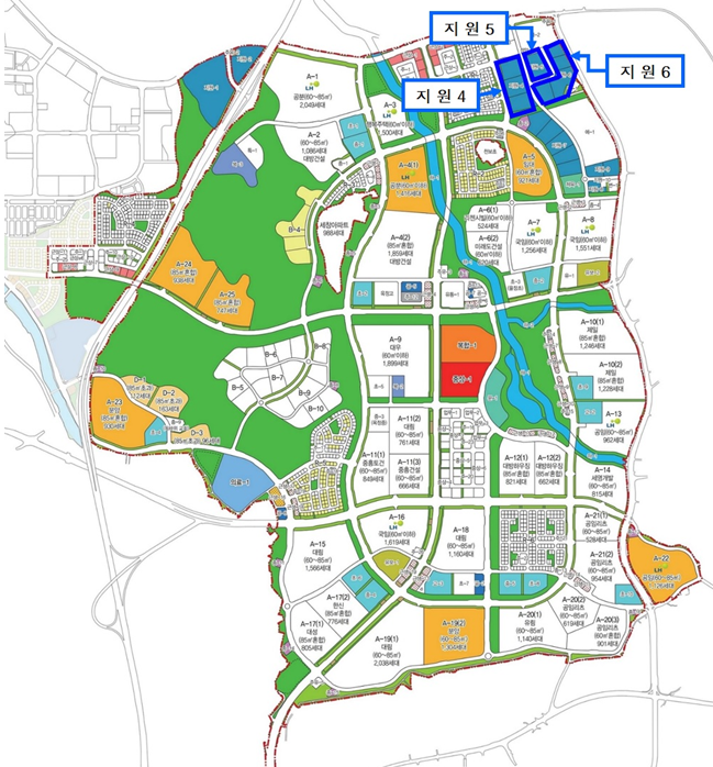 공급토지 위치도 [사진 = LH]