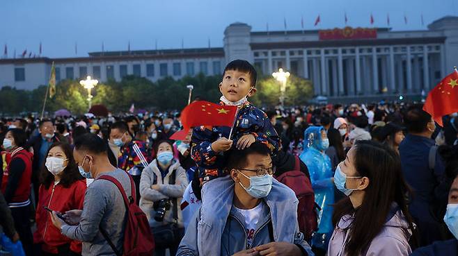 중국 국경절 행사