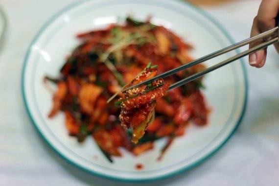 태안 간자미무침 /사진=조용철 기자