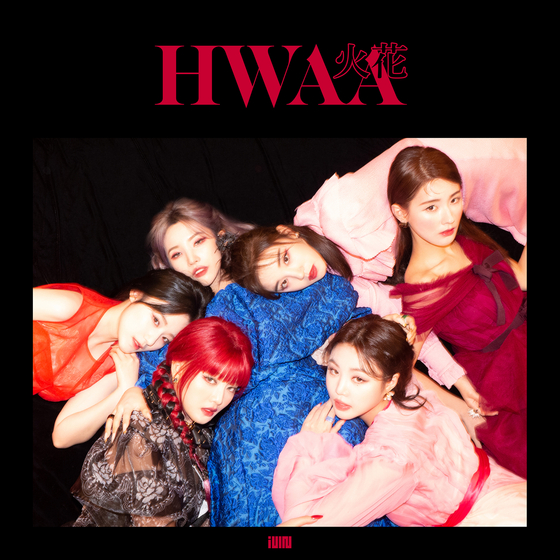 The online cover image for (G)I-DLE's latest hit ″Hwaa″ [CUBE ENTERTAINMENT]