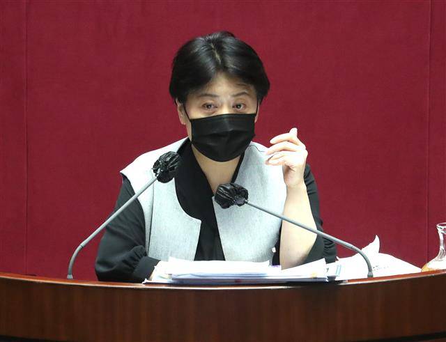 윤희숙 국민의힘 의원 2020.12.12 뉴스1