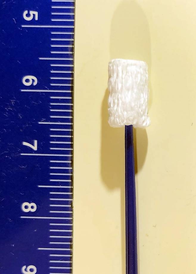 나노 섬유 면봉 [네브래스카대학 메디컬센터 제공]