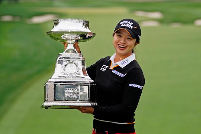 지난해 KPMG 여자 PGA 챔피언십 우승을 차지한 김세영. AP 연합뉴스