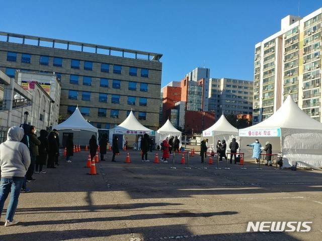 임시 선별검사소, 산본보건지소 옆 행복2주차장