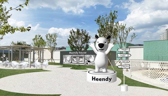 A bird's-eye view of Heendy House in Space1, a premium outlet from Hyundai Department Store in Namyangju, Gyeonggi. [HYUNDAI DEPARTMENT STORE]