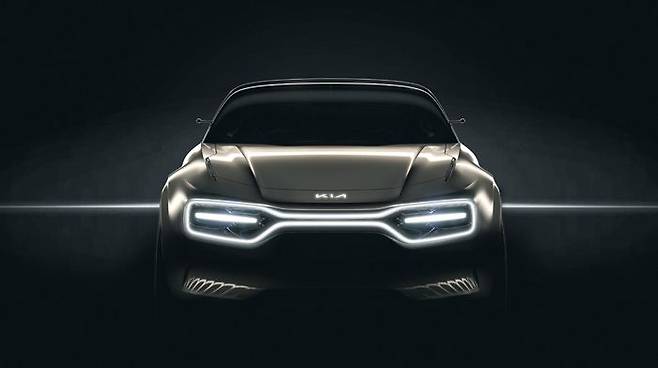 기아가 올해 출시할 차세대 전기차 CV의 콘셉트카인 '이매진 바이 기아'.