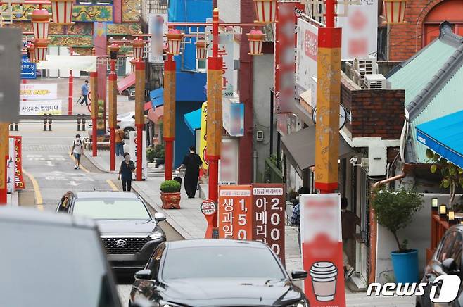 4일 인천 중구 차이나타운거리가 한산한 모습을 보이고 있다./사진=뉴스1