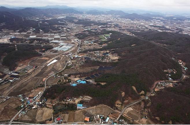 용인시 처인구 원삼면 전경. 용인시 제공