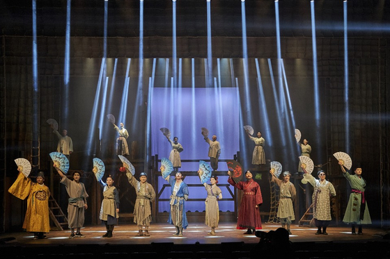 Korean musical "Swage Age: Singing, Joseon!" is currently being staged at the Seoul Arts Center in southern Seoul. [PL ENTERTAINMENT]