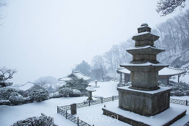 영주 부석사 설경