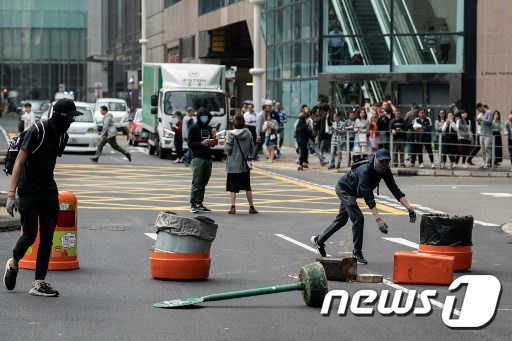 홍콩 민주화 시위 © AFP=뉴스1