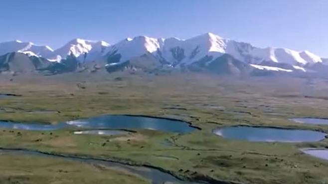 중국 칭하이성 경관