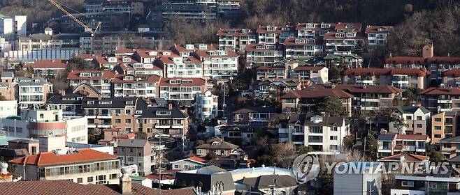 서울의 빌라촌 모습. [연합뉴스 자료사진]