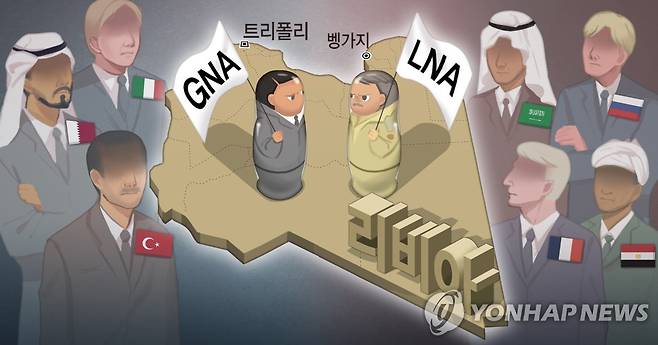 리비아 내전 (PG) [장현경 제작] 일러스트