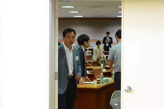 2017년 6월19일 오전 경기도 고양시 일산동구 장항동 사법연수원에서 열린 첫 전국법관대표회의. 민주당은 지난해 이탄희 의원이 이 회의 준비모임 주도했다고 소개했지만 이는 사실이 아니다. 신창섭 기자