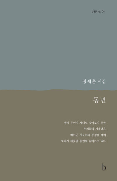 시집 ‘동면’ 표지.