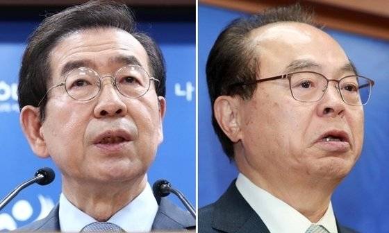 두 전직 시장의 충격적인 성추행 사건으로 서울과 부산에서 4월 7일 보권선거가 치러진다. [중앙포토]