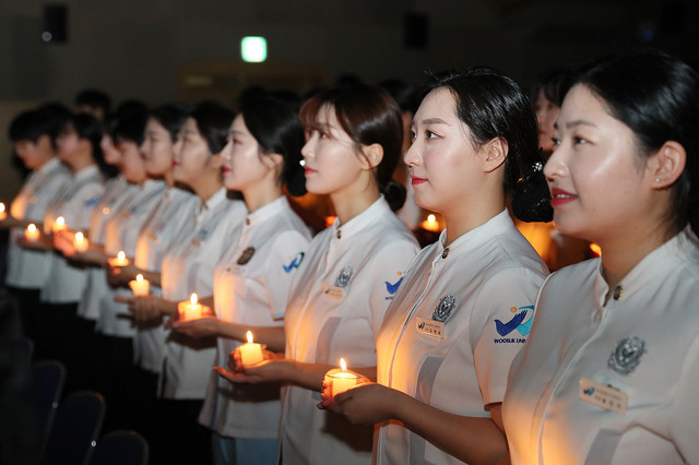 [완주=뉴시스]윤난슬 기자 = 우석대학교는 간호대학 간호학과가 '제61회 간호사 국가시험'에서 100% 합격의 쾌거를 이뤄냈다고 16일 밝혔다.(사진=우석대 제공) *재판매 및 DB 금지