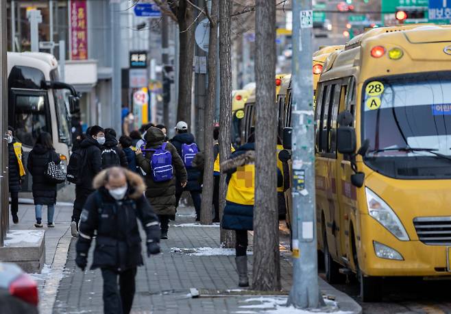 서울 송파구 학원가. 연합뉴스