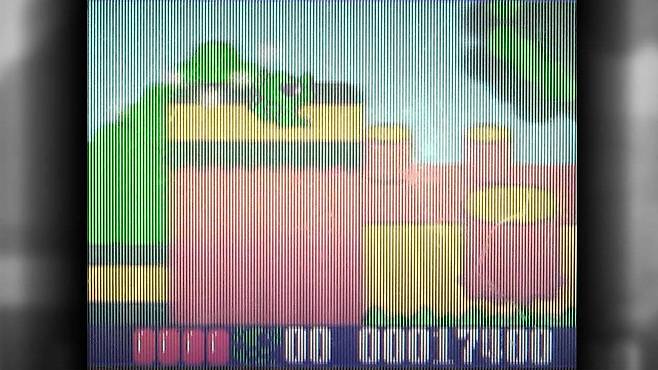 (선명한 화면을 보고 오해하면 안된다. 이것이 게임기어 화면의 진실...)