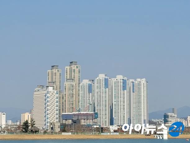 대구 수성구 일원 아파트 단지 전경. [사진=김서온 기자]