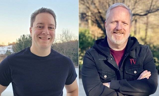 사진=(왼쪽부터) 로드 퍼거슨 총괄 프로듀서·롭 갈레라니 총괄 디자이너