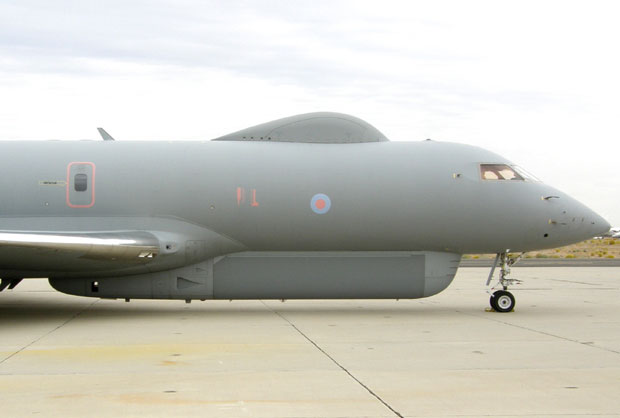 영국 공군이 5대를 운용중인 센티널 R.MK 1은 2008년 아프간을 시작으로 2011년 리비아까지, 영국군이 참전한 다수의 전쟁에 빠지지 않고 참가했다./사진=위키피디아