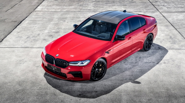BMW 샵 온라인 2월 에디션 '뉴 M5 컴페티션 이몰라 레드' [사진제공=BMW코리아]