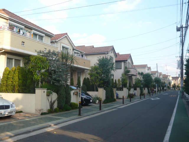 일본 수도권(요코하마) 고급 단독주택 밀집지역. [사진=전영수 교수]