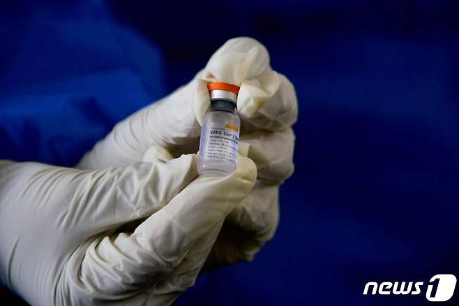 중국 시노백이 개발한 코로나19 백신. © AFP=뉴스1