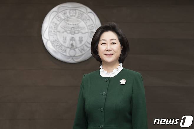 김은미 이화여대 신임 총장.(이화여대 제공)© 뉴스1