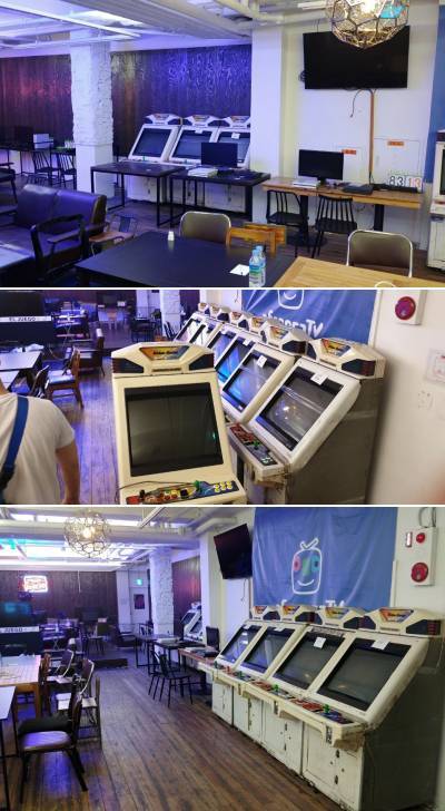 (홍대 엘 후에고 펍 한쪽 편에 비치된 모습)