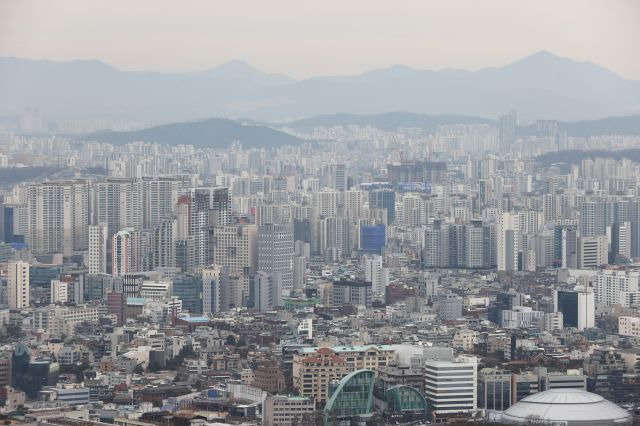 서울 시내 아파트. 연합