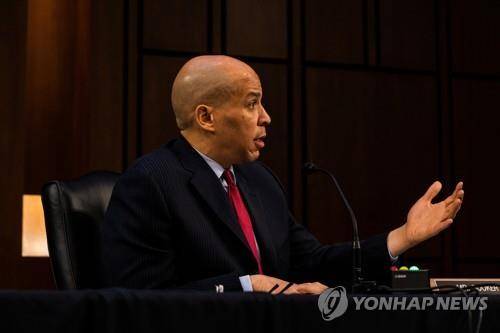 코리 부커 상원의원 [로이터=연합뉴스 자료사진]