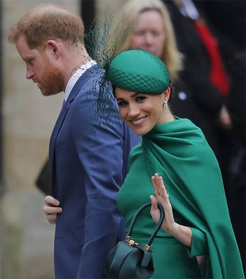 해리 왕손과 메건 마클 왕손빈(오른쪽).