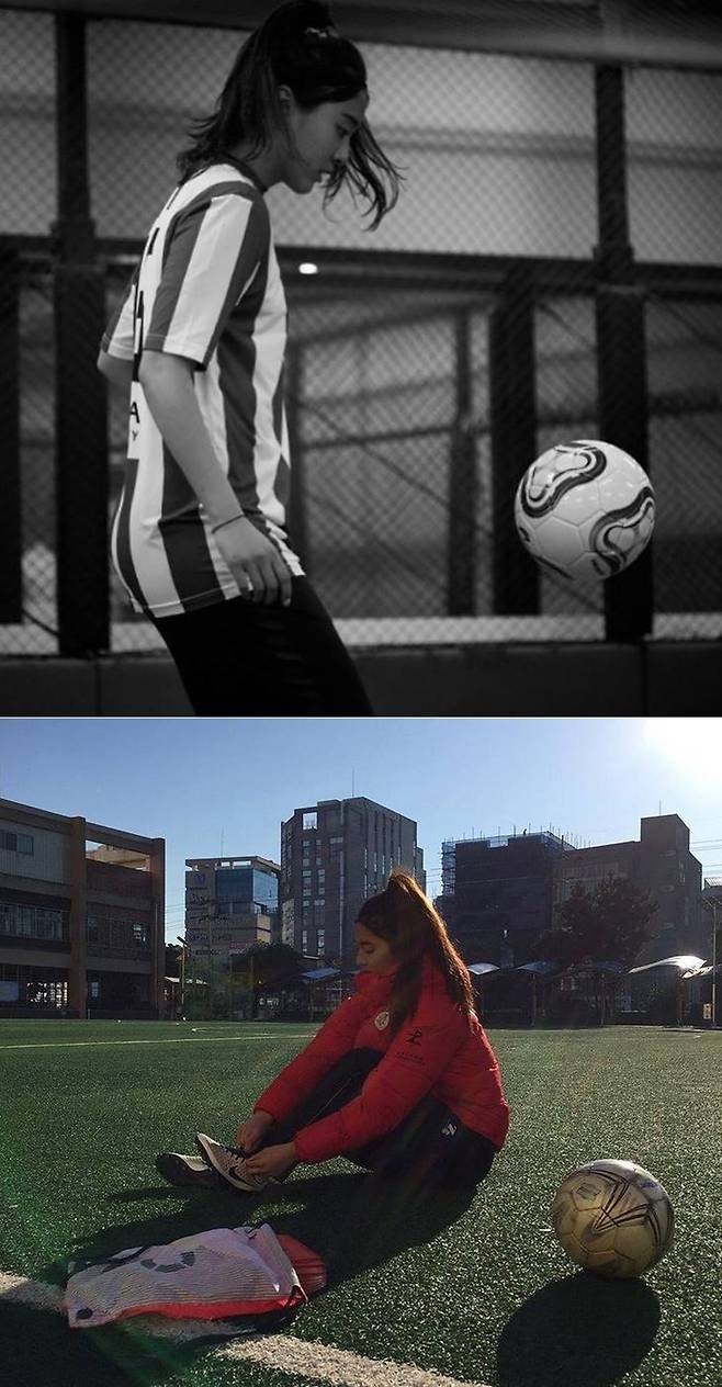 전 축구선수 강수진 인스타그램 갈무리 © 뉴스1