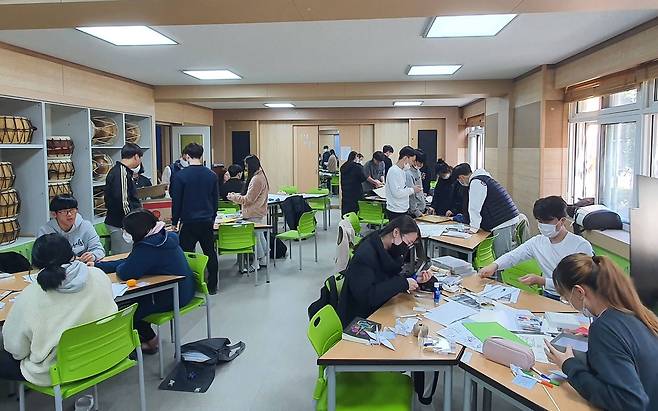 전인고등학교의 다양한 교육 활동 [김성광 교사 제공. 재판매 및 DB 금지]