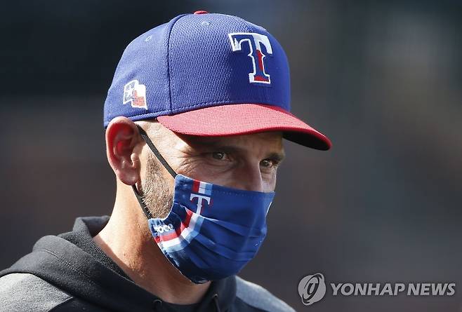 MLB 텍사스 레인저스의 크리스 우드워드 감독 [게티이미지/AFP=연합뉴스]