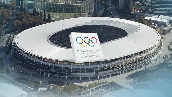 도쿄올림픽·패럴림픽에 무관중 가능성이 커지고 있다. 사진은 IOC와 도쿄 올림픽 (CG) [연합뉴스TV 제공]