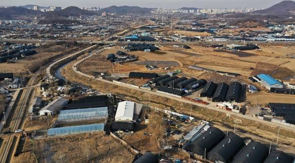 경기도 시흥시 과림동 일대 모습. /연합뉴스