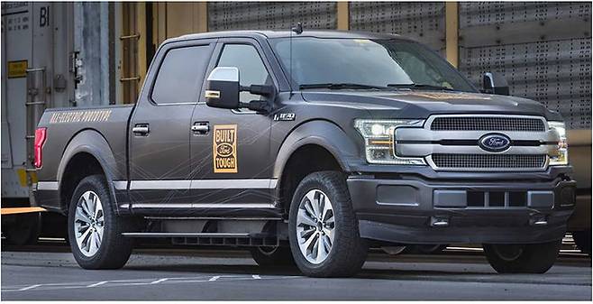 SK 배터리를 장착할 포드자동차의 F150 전기차