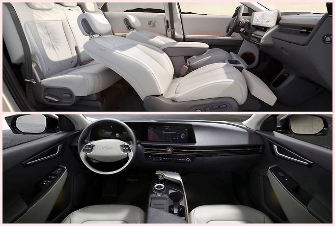 아이오닉 5(위), EV6(아래)