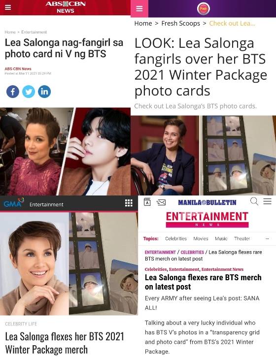 '레어템' 방탄소년단 뷔 포토카드 획득에 레아 살롱가 레전드급 팬심 표현 "내가 가져갈게, 앗싸!"