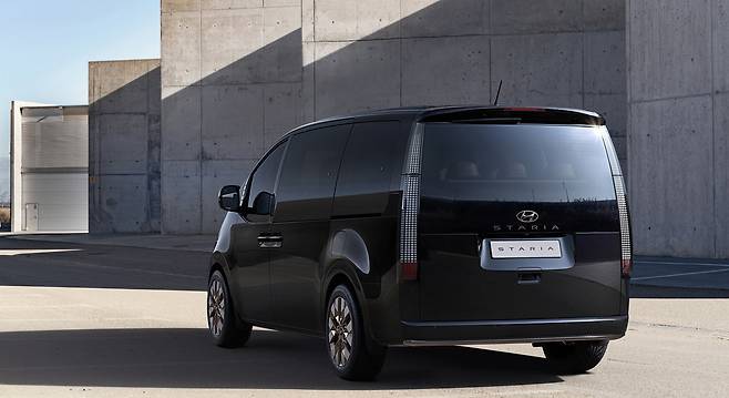 현대차의 MPV 스타리아 후면 디자인. [사진 현대차]