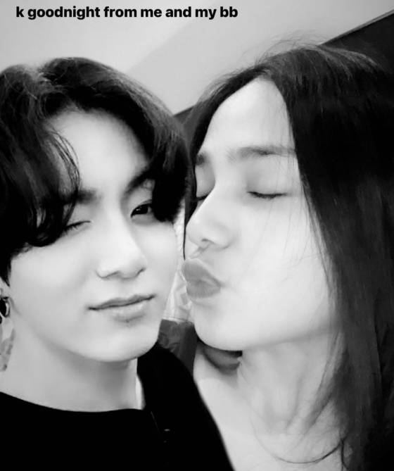 방탄소년단 정국에 인도네시아 인기 여배우 '입술 쭉~♥'..각별한 애정