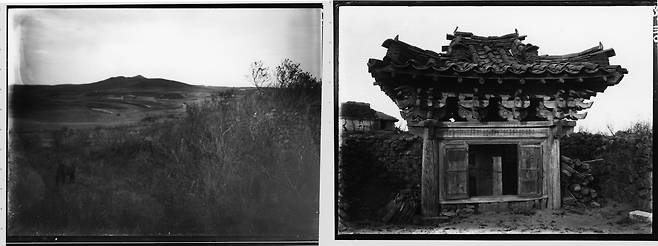 (좌)이충무공 승전대 (우)이충무공 승전대비 비각