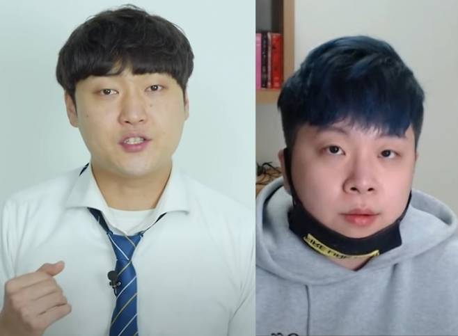 왼쪽부터 유튜버 진용진과 카광. 진용진 및 카광 유튜브 채널 캡처